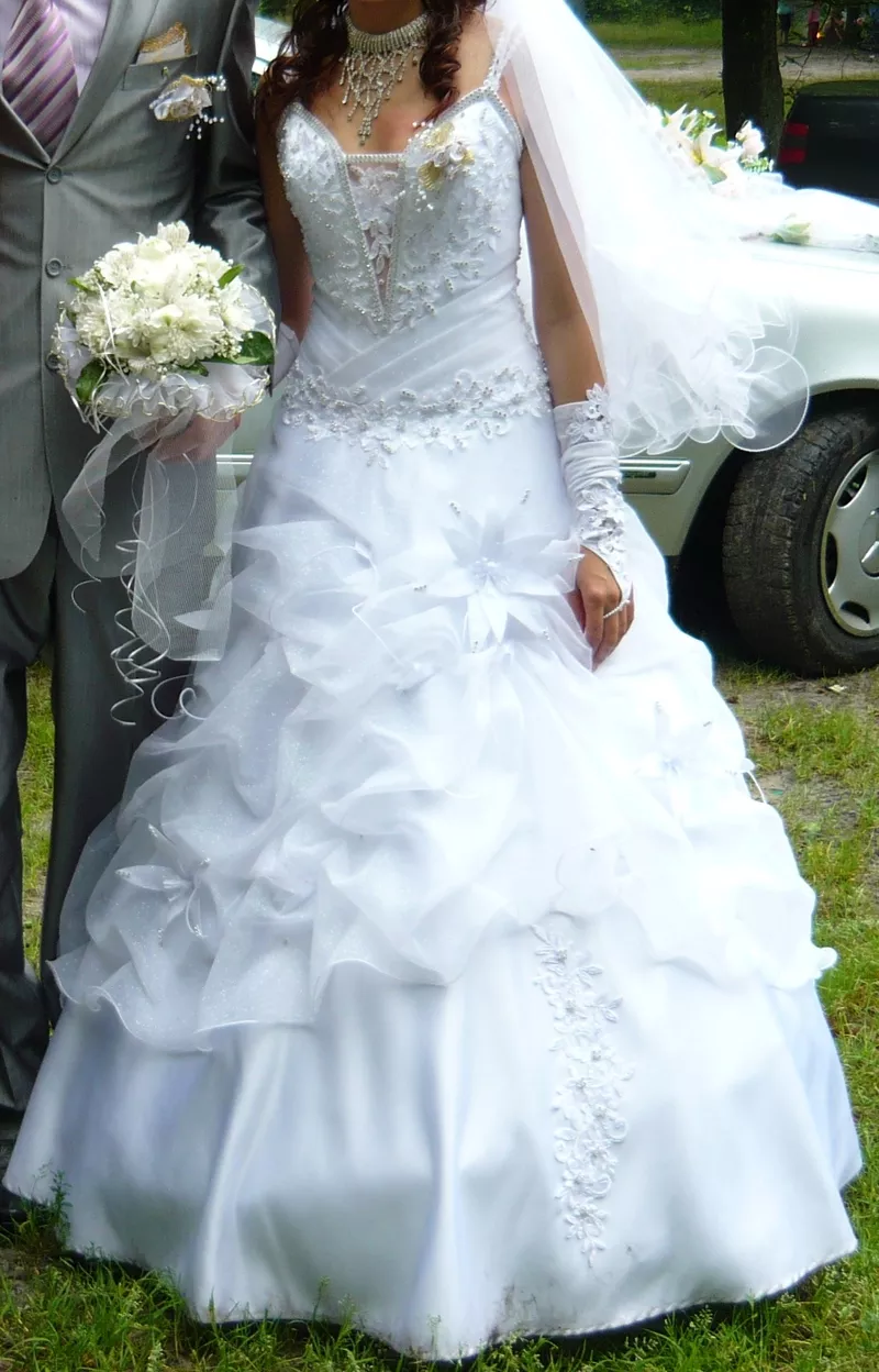  Белое свадебное платье 2